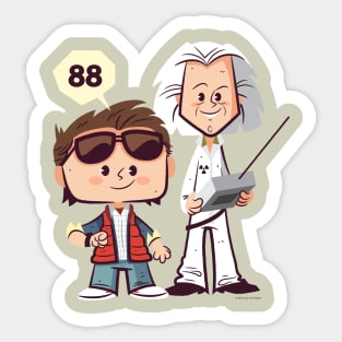 BTTF Buds Sticker